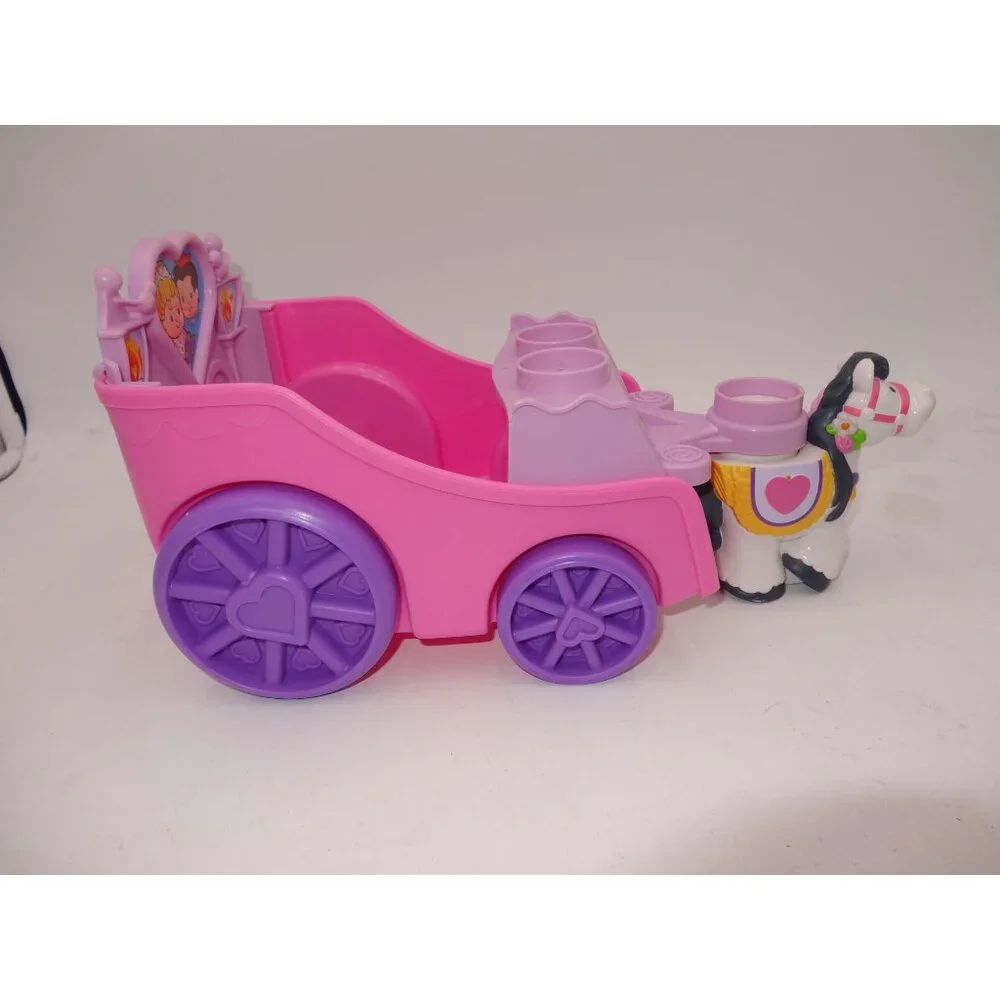 Fisher-Price Little People Princess Carriage With Prince Princess‎ & Blocks